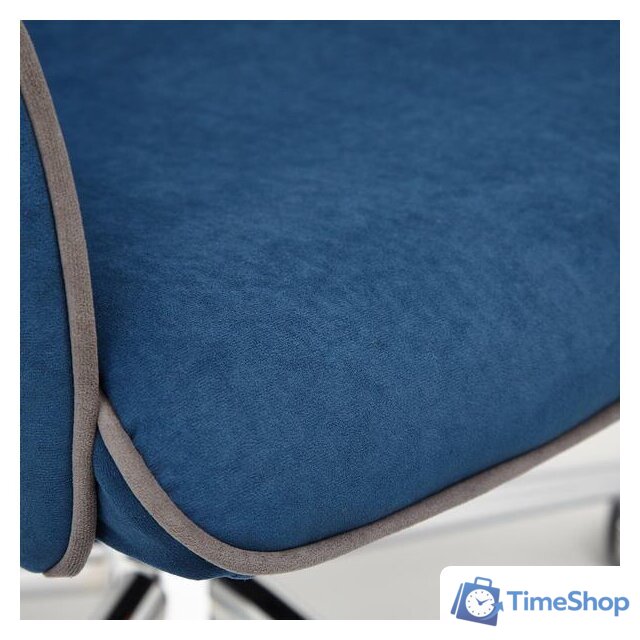 Офисное кресло TetChair Charm (флок, синий) - Изображение №9 — Интернет-магазин Time-Shop