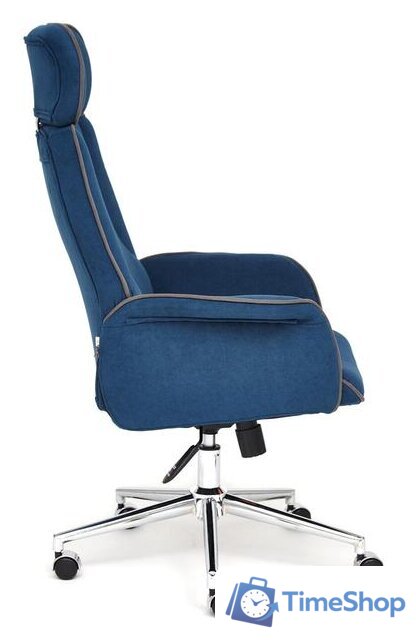Офисное кресло TetChair Charm (флок, синий) - Изображение №3 — Интернет-магазин Time-Shop
