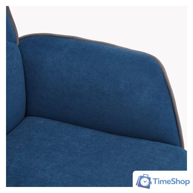 Офисное кресло TetChair Charm (флок, синий) - Изображение №7 — Интернет-магазин Time-Shop