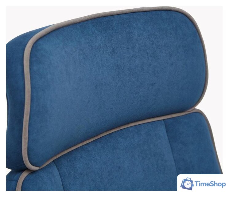 Офисное кресло TetChair Charm (флок, синий) - Изображение №6 — Интернет-магазин Time-Shop