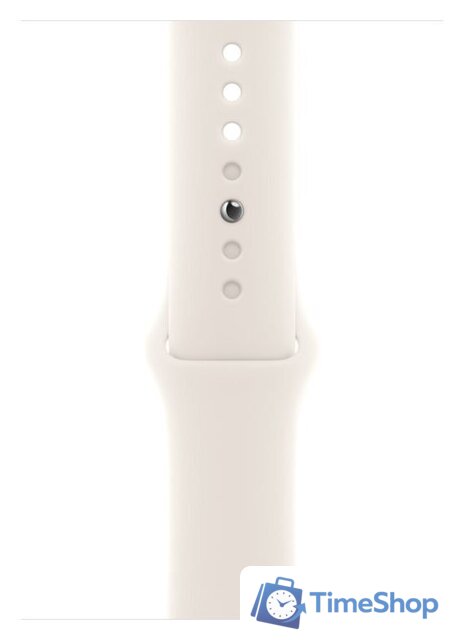 Умные часы Apple Watch SE 3 44 мм (алюминиевый корпус, звездный свет/звездный свет, спортивный силиконовый ремешок S/M) - Изображение №3 — Интернет-магазин Time-Shop