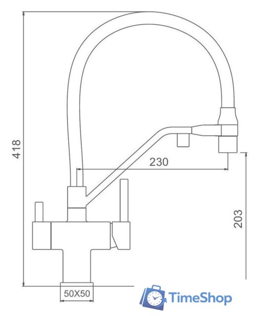 Смеситель Gappo G4395-66 - Изображение №17 — Интернет-магазин Time-Shop