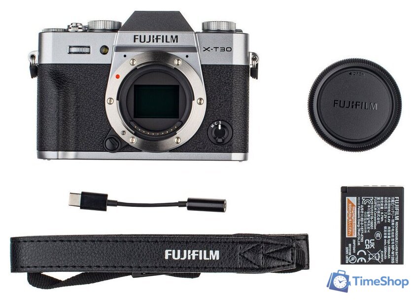 Беззеркальный фотоаппарат Fujifilm X-T30 III Body (серебристый) - Изображение №8 — Интернет-магазин Time-Shop