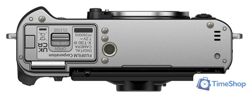 Беззеркальный фотоаппарат Fujifilm X-T30 III Body (серебристый) - Изображение №6 — Интернет-магазин Time-Shop