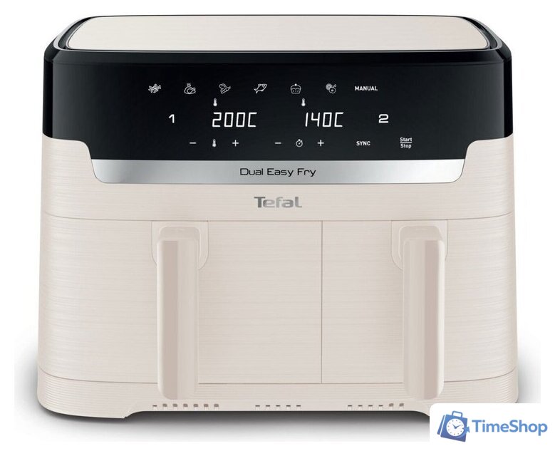 Аэрогриль (аэрофритюрница) Tefal Dual Easy Fry & Grill EY901AE0 - Изображение №1 — Интернет-магазин Time-Shop