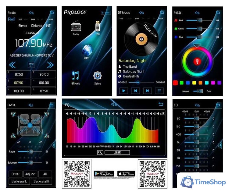 USB-магнитола Prology CMD-310 - Изображение №6 — Интернет-магазин Time-Shop