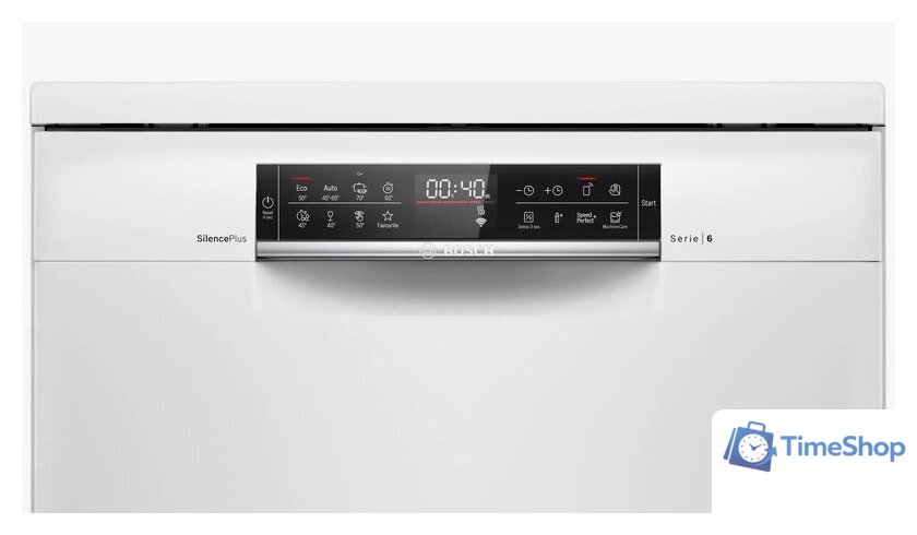 Отдельностоящая посудомоечная машина Bosch Serie 6 SMS6ZCW37Q - Изображение №2 — Интернет-магазин Time-Shop