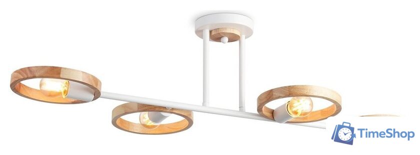 Люстра средней высоты Ambrella light Traditional TR8247/4 WH/LWD - Изображение №1 — Интернет-магазин Time-Shop