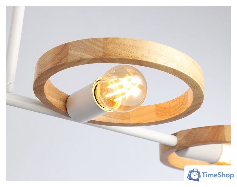 Люстра средней высоты Ambrella light Traditional TR8247/4 WH/LWD - Изображение №5 — Интернет-магазин Time-Shop