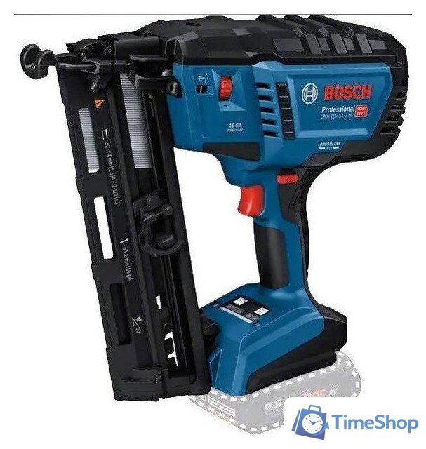 Гвоздезабиватель Bosch GNH 18V-64-2 M Professional 0601482000 (без АКБ) - Изображение №1 — Интернет-магазин Time-Shop
