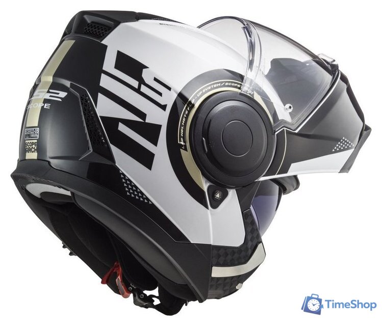 Мотошлем LS2 FF902 Scope Arch (S, белый/серый) - Изображение №11 — Интернет-магазин Time-Shop