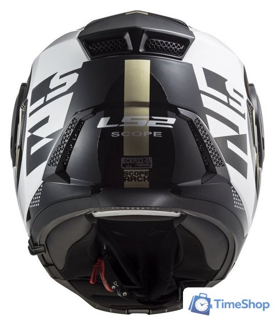Мотошлем LS2 FF902 Scope Arch (S, белый/серый) - Изображение №13 — Интернет-магазин Time-Shop
