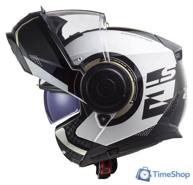 Мотошлем LS2 FF902 Scope Arch (S, белый/серый) - Изображение №6 — Интернет-магазин Time-Shop