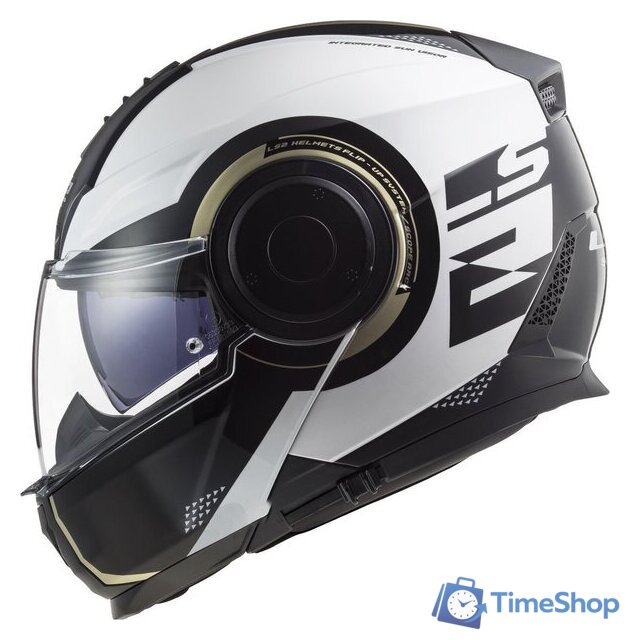 Мотошлем LS2 FF902 Scope Arch (S, белый/серый) - Изображение №5 — Интернет-магазин Time-Shop