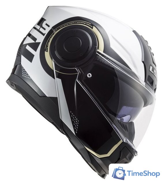 Мотошлем LS2 FF902 Scope Arch (S, белый/серый) - Изображение №9 — Интернет-магазин Time-Shop