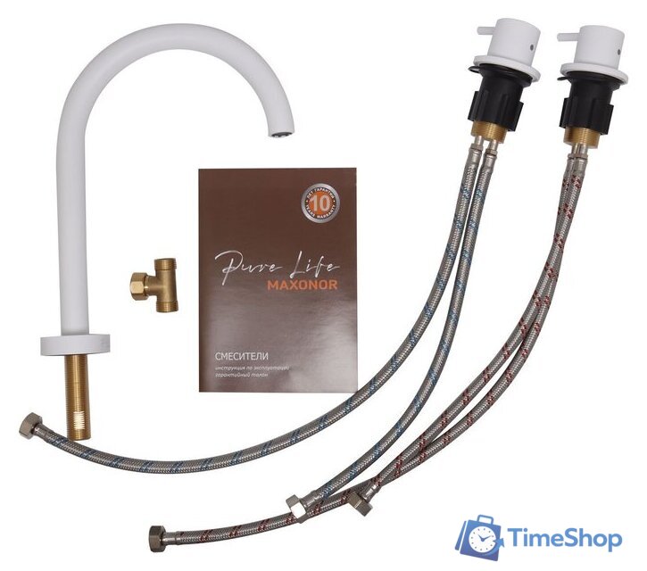 Смеситель Maxonor Pure Life PL1387-8 - Изображение №4 — Интернет-магазин Time-Shop