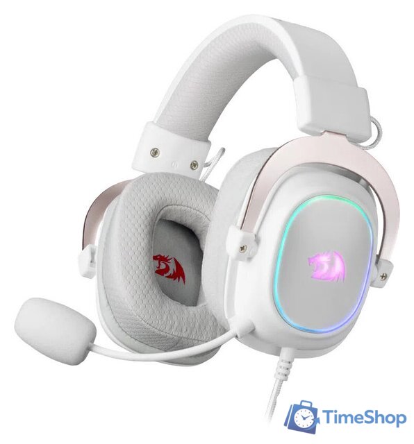 Наушники Redragon Zeus X (белый/розовый) - Изображение №1 — Интернет-магазин Time-Shop