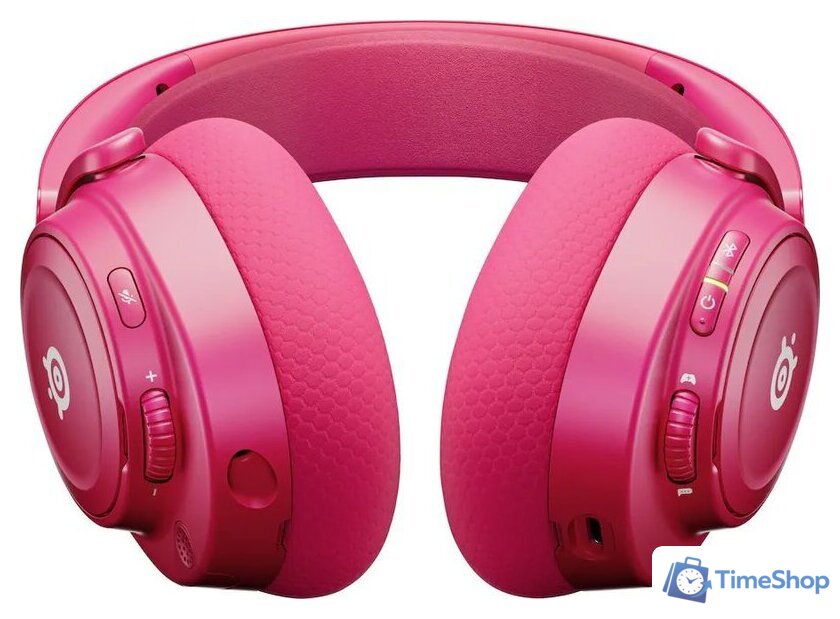 Наушники SteelSeries Arctis Nova 7X Wireless Gen 2 (для Xbox, розовый) - Изображение №5 — Интернет-магазин Time-Shop
