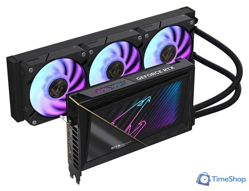 Видеокарта Gigabyte Aorus GeForce RTX 5090 Xtreme Waterforce 32G GV-N5090AORUSX W-32GD - Изображение №1 — Интернет-магазин Time-Shop