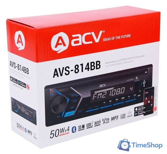 USB-магнитола ACV AVS-814BB - Изображение №7 — Интернет-магазин Time-Shop