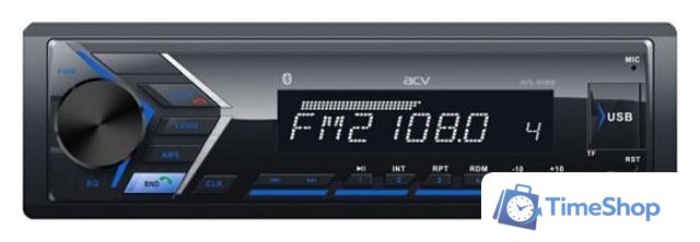 USB-магнитола ACV AVS-814BB - Изображение №1 — Интернет-магазин Time-Shop