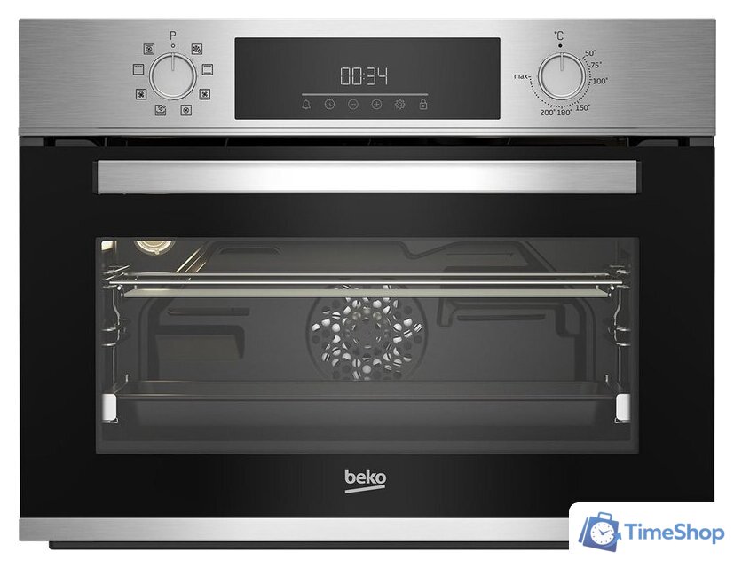 Электрический духовой шкаф BEKO BBCM12300X - Изображение №1 — Интернет-магазин Time-Shop