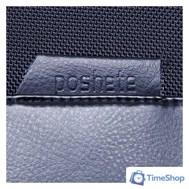 Мужская сумка Poshete 249-8230-8-BLK (черный) - Изображение №4 — Интернет-магазин Time-Shop