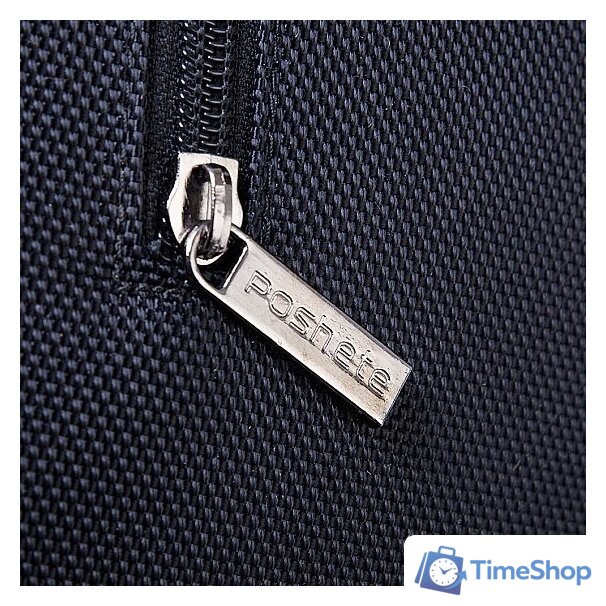 Мужская сумка Poshete 249-8230-8-BLK (черный) - Изображение №5 — Интернет-магазин Time-Shop