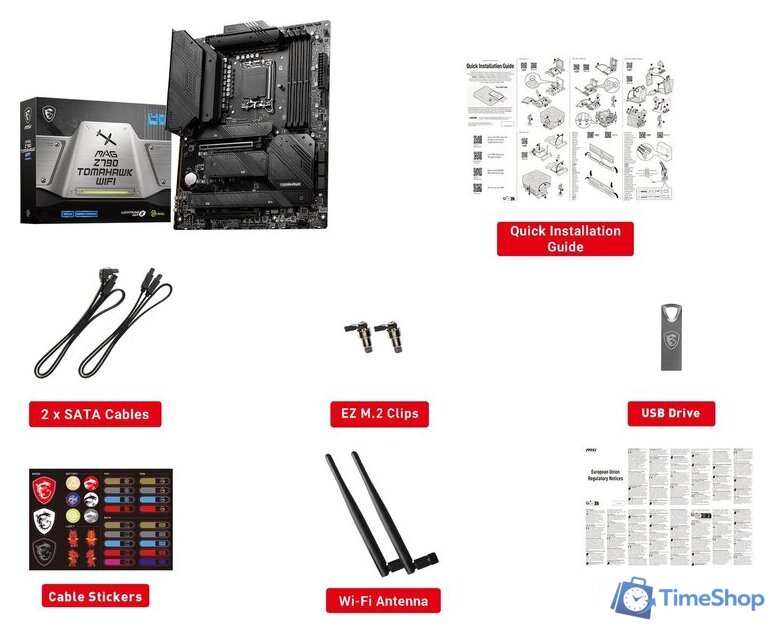 Материнская плата MSI MAG Z790 Tomahawk WiFi - Изображение №2 — Интернет-магазин Time-Shop