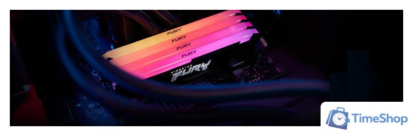 Оперативная память Kingston FURY Beast RGB 2x32ГБ DDR4 2666 МГц KF426C16BB2AK2/64 - Изображение №7 — Интернет-магазин Time-Shop