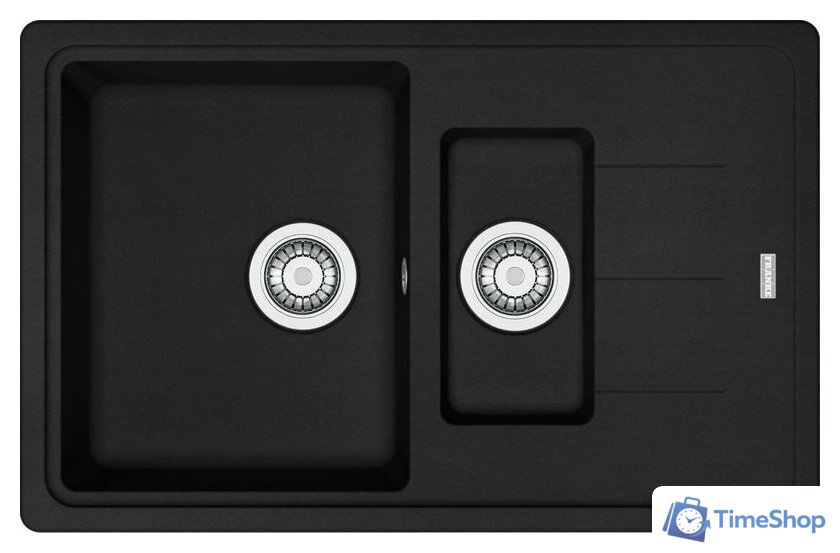 Кухонная мойка Franke Basis BFG 651-78 114.0676.284 (матовый черный) - Изображение №1 — Интернет-магазин Time-Shop