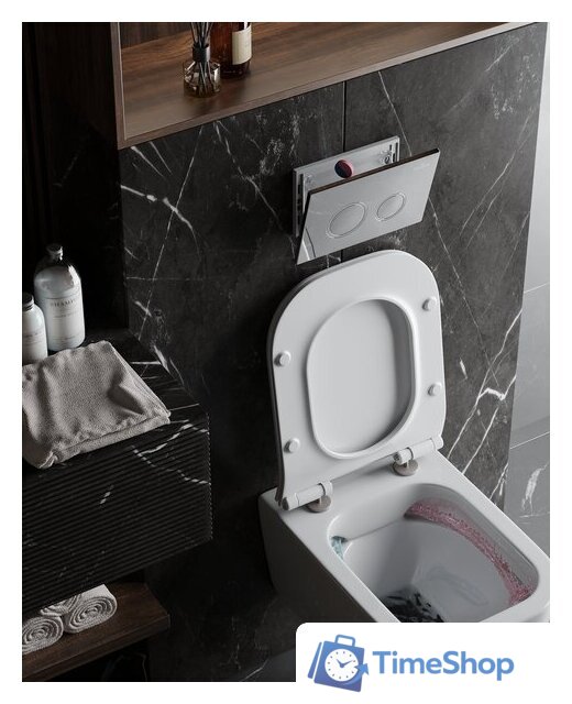 Инсталляция для унитаза Roxen StounFix Dual Fresh 710200 с удлиненными креплениями в комплекте и встр. контейнером для гигиенических таблеток (аромадозатор) - Изображение №7 — Интернет-магазин Time-Shop