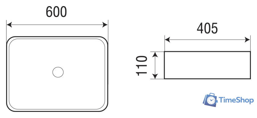 Умывальник WeltWasser Elbach 2174 - Изображение №2 — Интернет-магазин Time-Shop