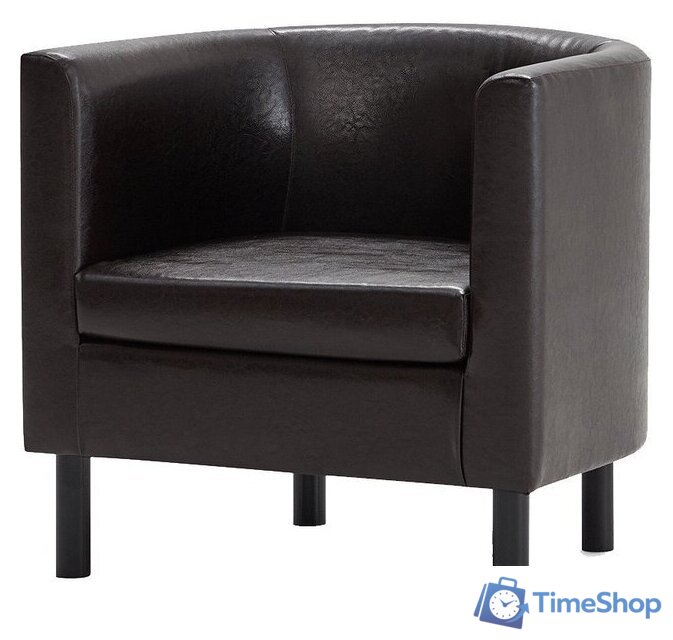 Интерьерное кресло Mio Tesoro Агата 351 (коричневый 87) - Изображение №6 — Интернет-магазин Time-Shop