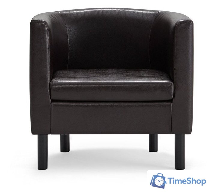 Интерьерное кресло Mio Tesoro Агата 351 (коричневый 87) - Изображение №8 — Интернет-магазин Time-Shop