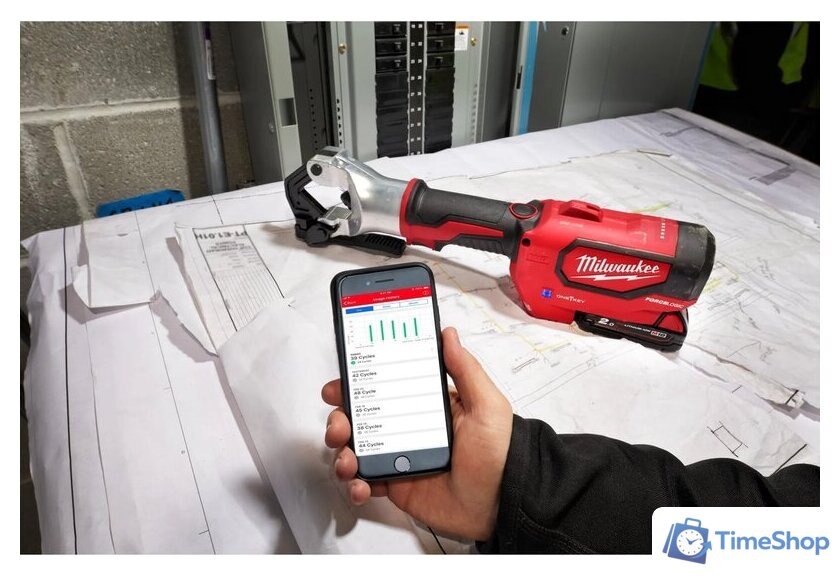 Кримпер Milwaukee M18 HDCT-202C 4933471950 (с 2-мя АКБ, кейс) - Изображение №4 — Интернет-магазин Time-Shop