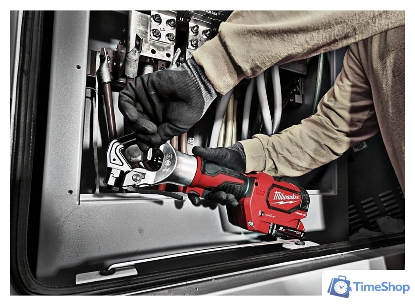 Кримпер Milwaukee M18 HDCT-202C 4933471950 (с 2-мя АКБ, кейс) - Изображение №7 — Интернет-магазин Time-Shop