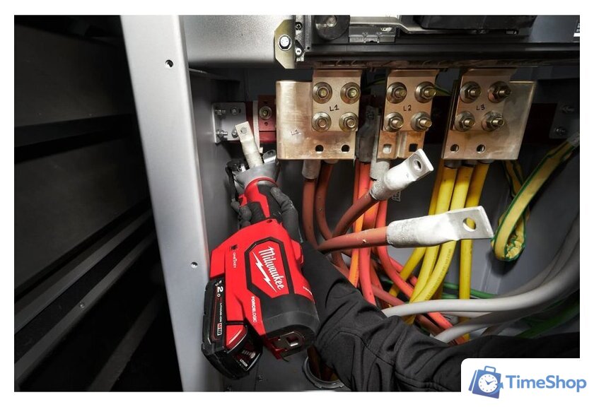 Кримпер Milwaukee M18 HDCT-202C 4933471950 (с 2-мя АКБ, кейс) - Изображение №6 — Интернет-магазин Time-Shop