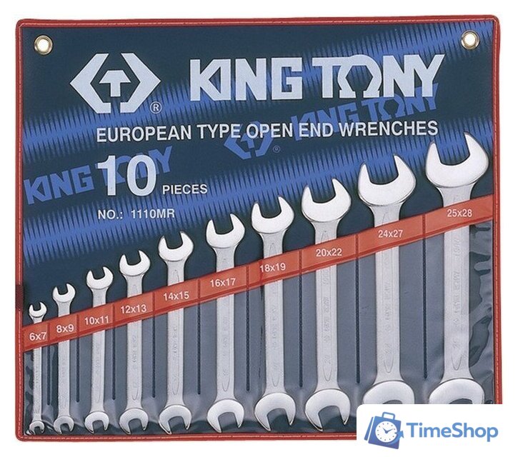 Набор ключей King Tony 1110MR (10 предметов) - Изображение №1 — Интернет-магазин Time-Shop