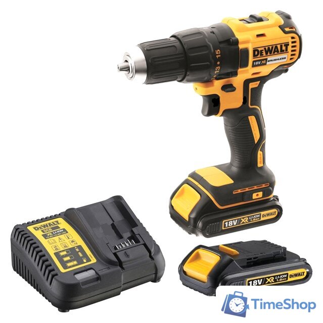 Дрель-шуруповерт DeWalt DCD777S2T (с 2-мя АКБ) - Изображение №1 — Интернет-магазин Time-Shop
