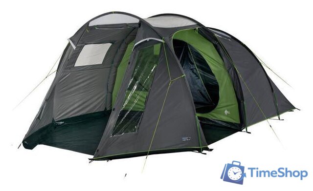 Кемпинговая палатка High Peak Ancona 4 (светло-серый/темно-серый/зеленый) - Изображение №1 — Интернет-магазин Time-Shop