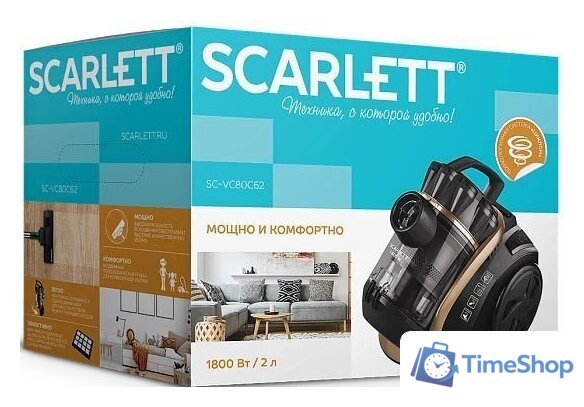 Пылесос Scarlett SC-VC80C62 - Изображение №4 — Интернет-магазин Time-Shop