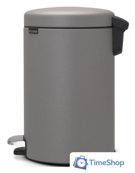 Мусорное ведро Brabantia Pedal Bin NewIcon 12 л (минерально-серый) - Изображение №2 — Интернет-магазин Time-Shop