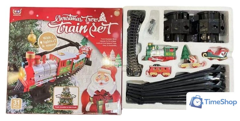 Набор железной дороги Labalu Рождественский поезд на елку 288 - Изображение №4 — Интернет-магазин Time-Shop