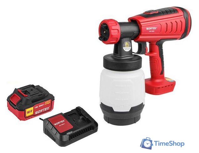 Краскораспылитель Wortex CPS 1808 1333406 (с 1-им АКБ) - Изображение №1 — Интернет-магазин Time-Shop