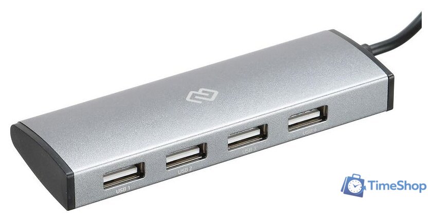 USB-хаб Digma HUB-4U2.0-UC-DS - Изображение №1 — Интернет-магазин Time-Shop
