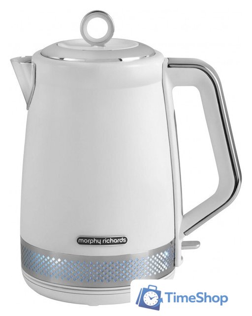 Электрический чайник Morphy Richards Illuminated White 108021 - Изображение №1 — Интернет-магазин Time-Shop