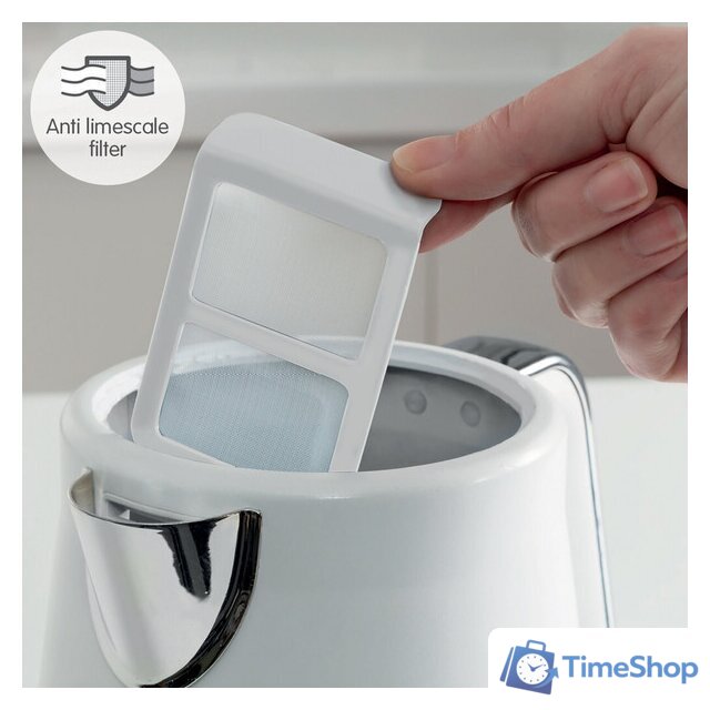 Электрический чайник Morphy Richards Illuminated White 108021 - Изображение №3 — Интернет-магазин Time-Shop