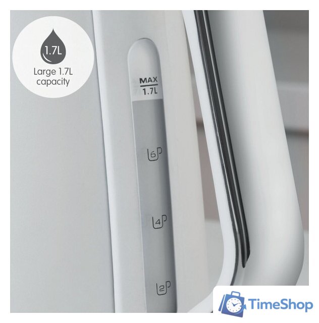 Электрический чайник Morphy Richards Illuminated White 108021 - Изображение №4 — Интернет-магазин Time-Shop