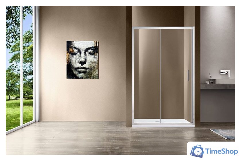 Душевая дверь Vincea Garda VDS-1G145CL (хром/прозрачное) - Изображение №2 — Интернет-магазин Time-Shop